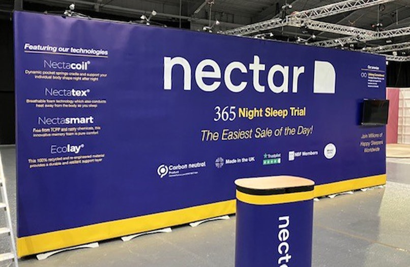 Nectar Sleep Modular Exhibition Stand Build & Breakdown