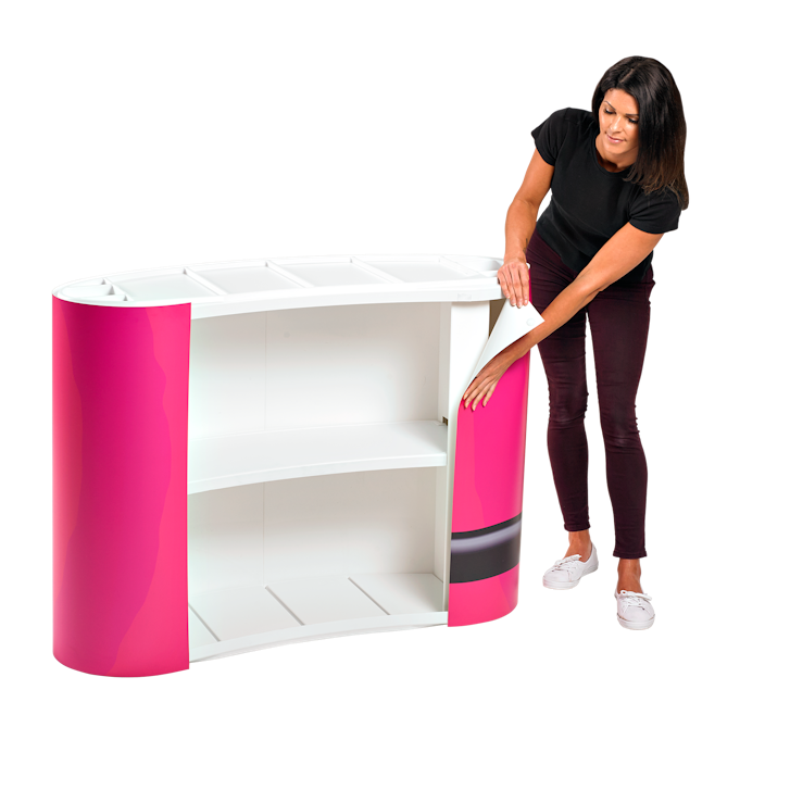 Finesse Portable Exhibition Counter Assembly