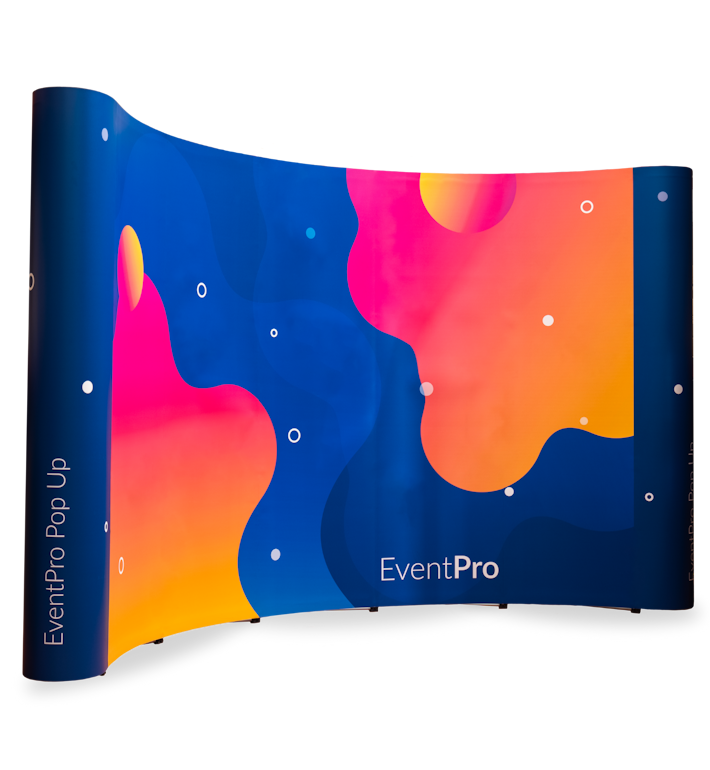 EventPro 3x5 Curved Pop Up