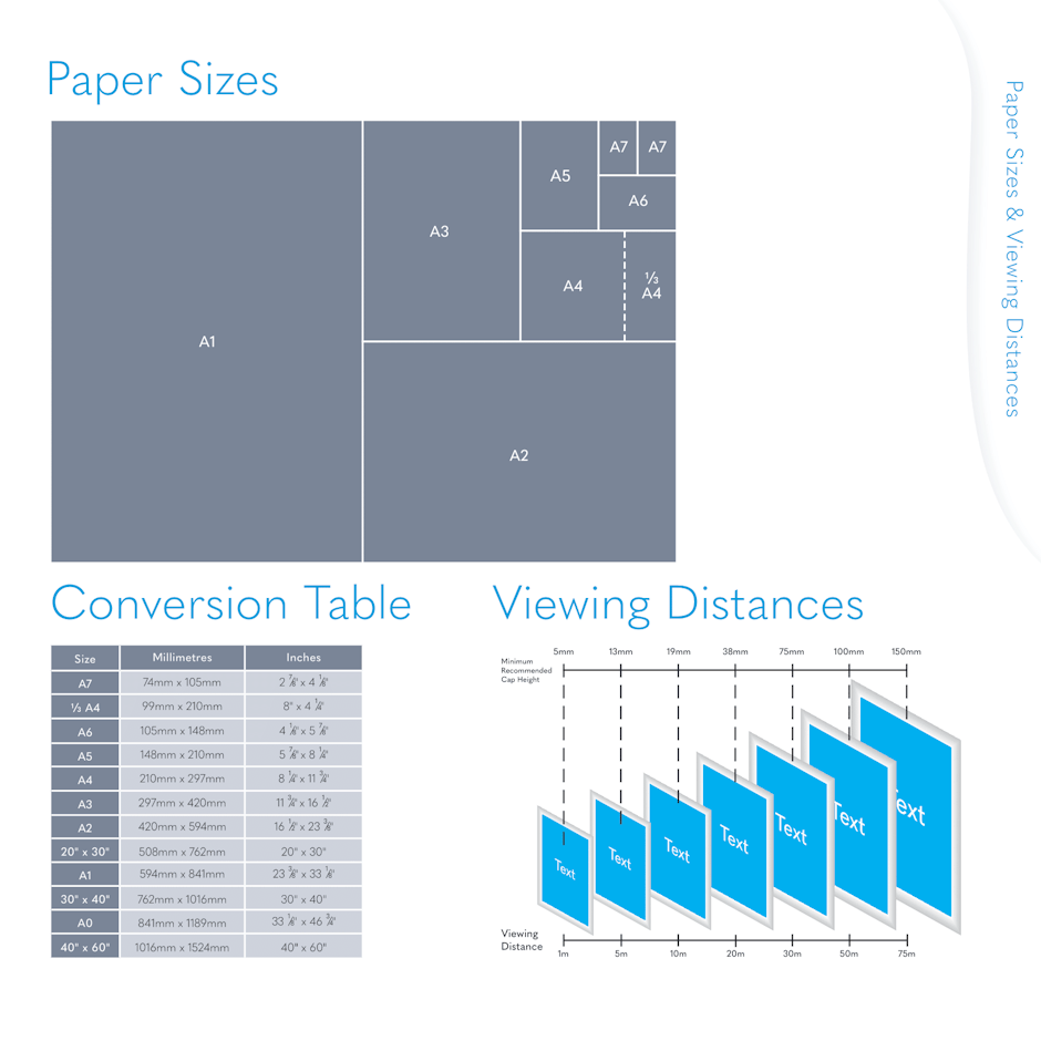 Poster Size Guide