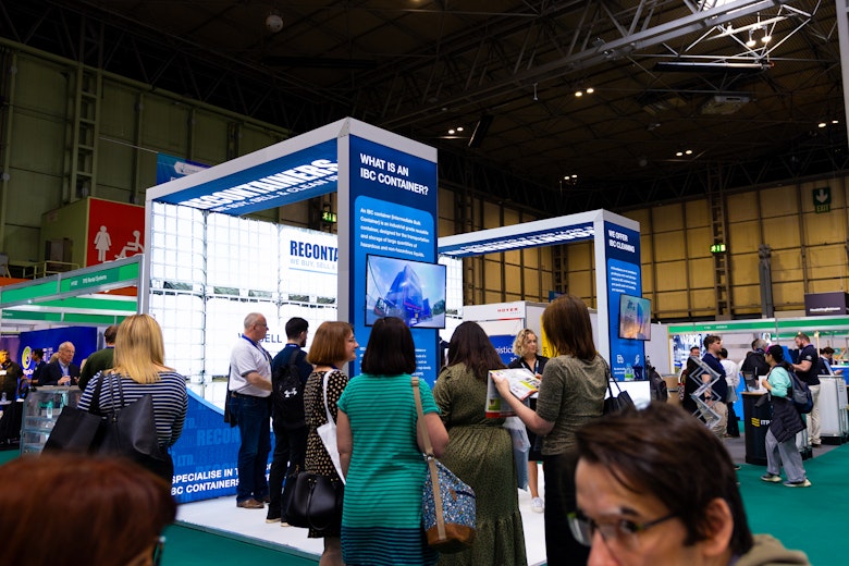 Busy Recontainers exhibition stand