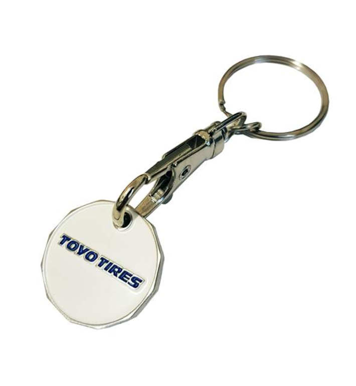 Branded shopping trolley token
