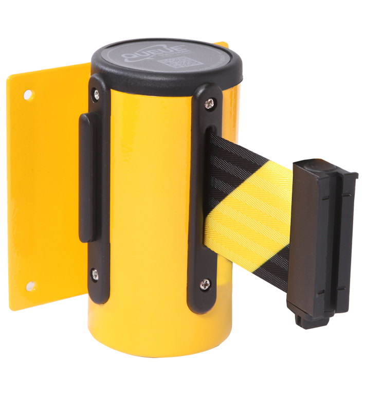 WallMaster Wall Mounted Retractable Belt Barrier - 3m