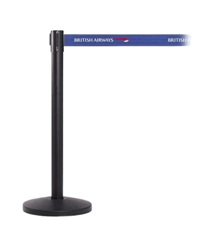 QueueMaster Retractable Barriers - Custom Belt