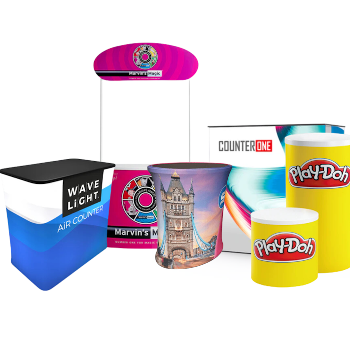 PORTABLE EXHIBITION FURNITURE | Counters, Plinths & Exhibition Furniture