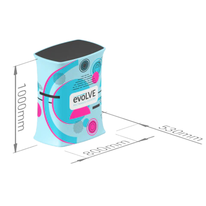 Evolve Fabric Rectangle Counter