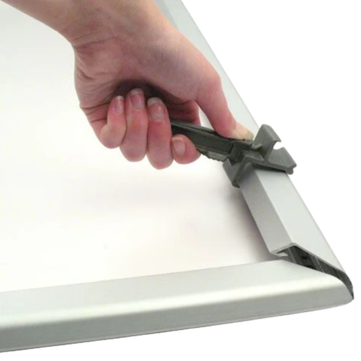 Extra Secure Silver Poster Snap Frame - 25mm