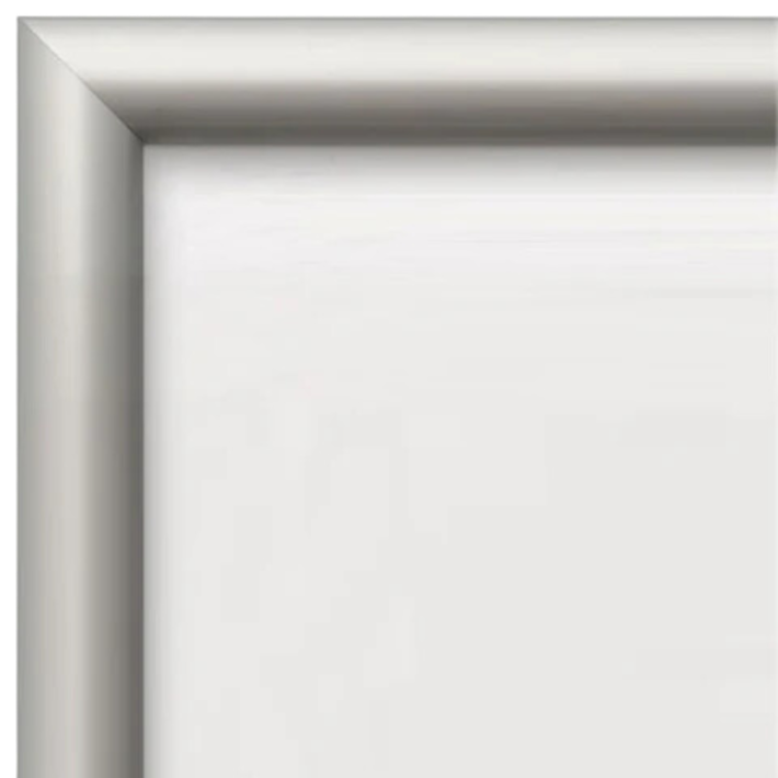 Extra Secure Silver Poster Snap Frame - 25mm