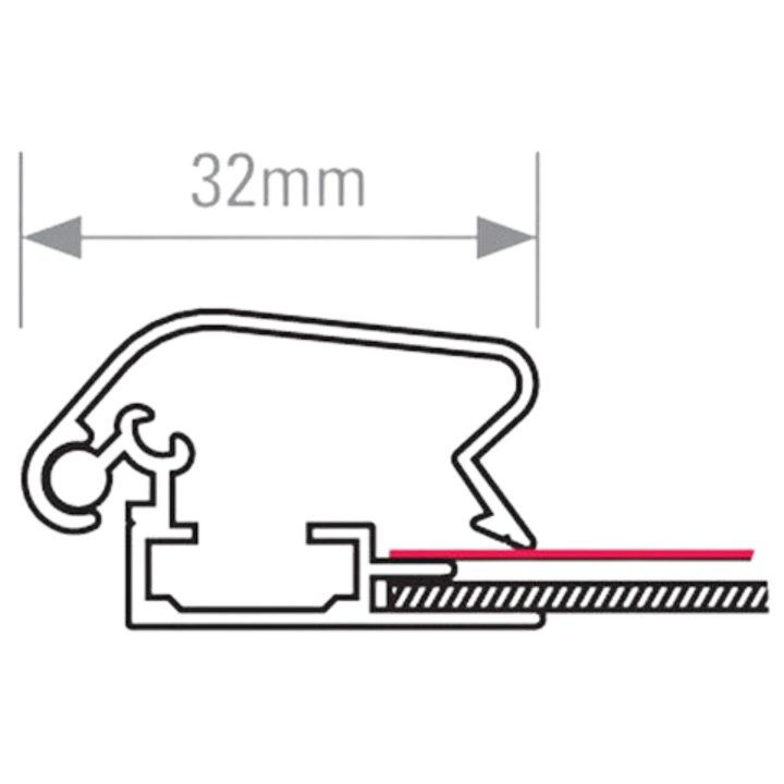 Silver Poster Snap Frame - 32mm