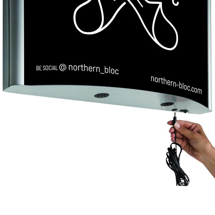 D-Light Convex LED Illuminated Poster Frame