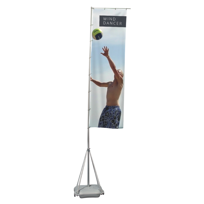 Vortex 5m High Rotating Flag