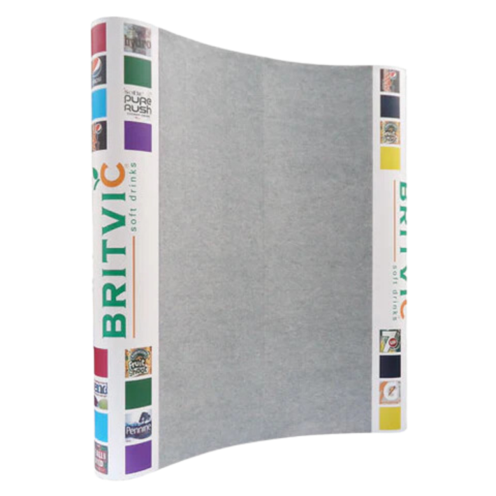 Hook Fastener Friendly Pop Up Stand