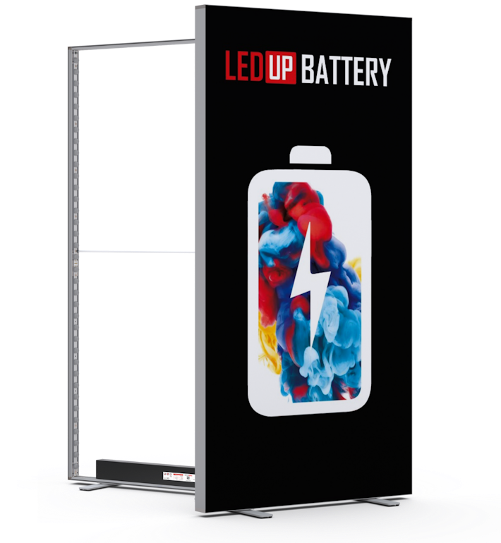 LEDUP Battery - Rechargeable LED Light Box Display