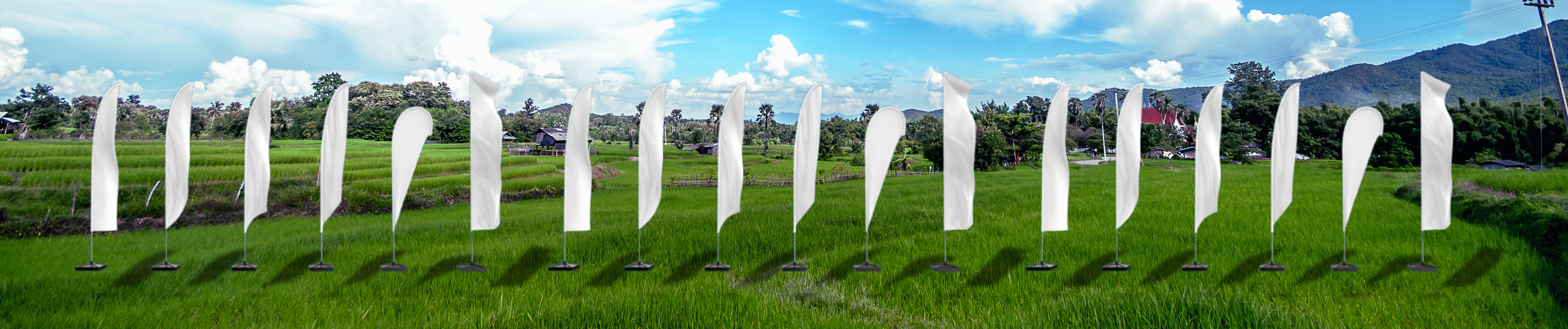 Advertising Flags Banner