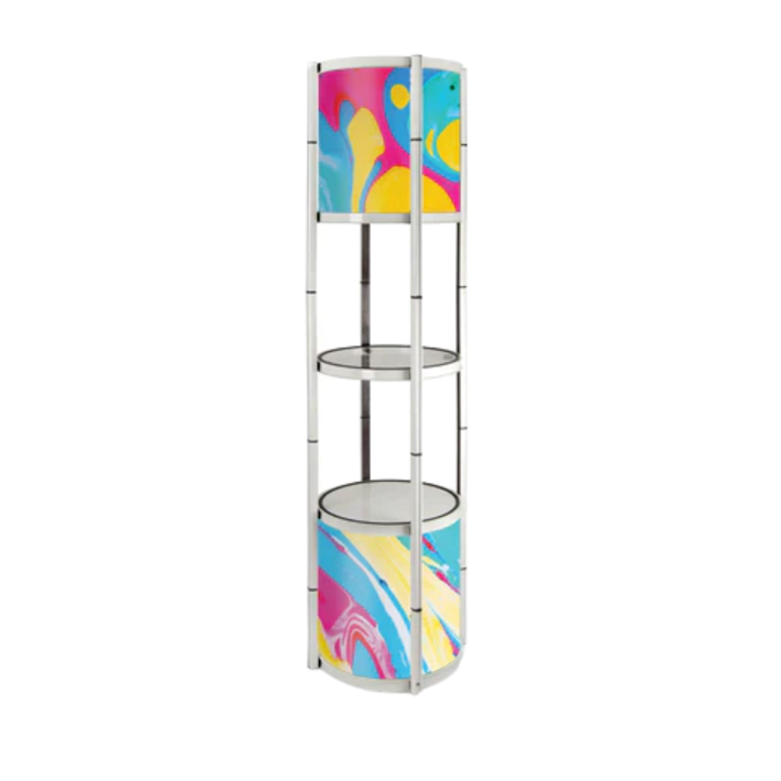 Spiral Portable Display Tower