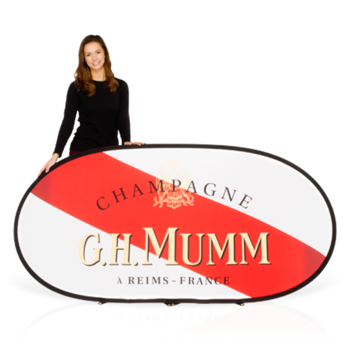 JetStream Oval Pop Out Banner