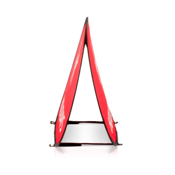 JetStream Oval Pop Out Banner - Side View