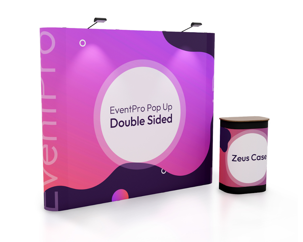 Double Sided Pop Up Displays | Two Side Print | Display Wizard