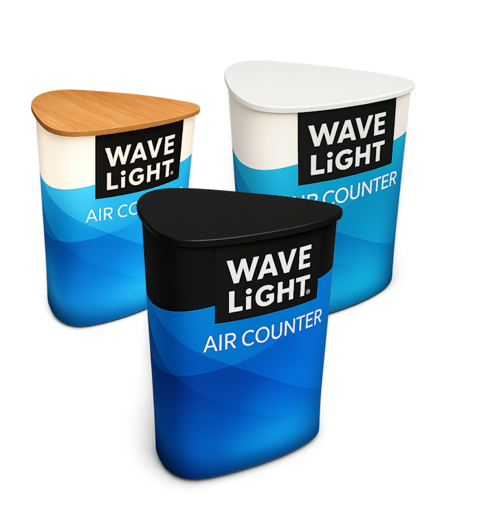 WaveLight triangle all three counter tops
