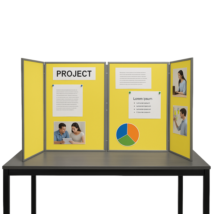 Senior Pus 4 panel Display Board