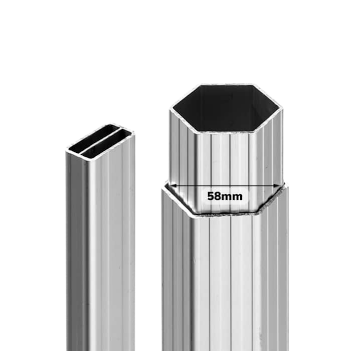 58MM wide Bellevedere Gazebo Hexagon