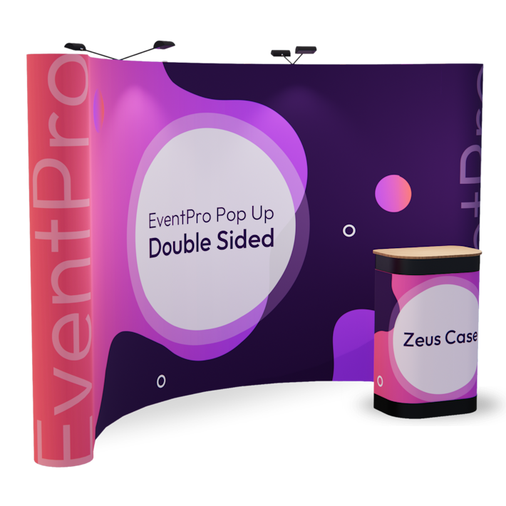 EventPro Double Sided Zeus case with lights