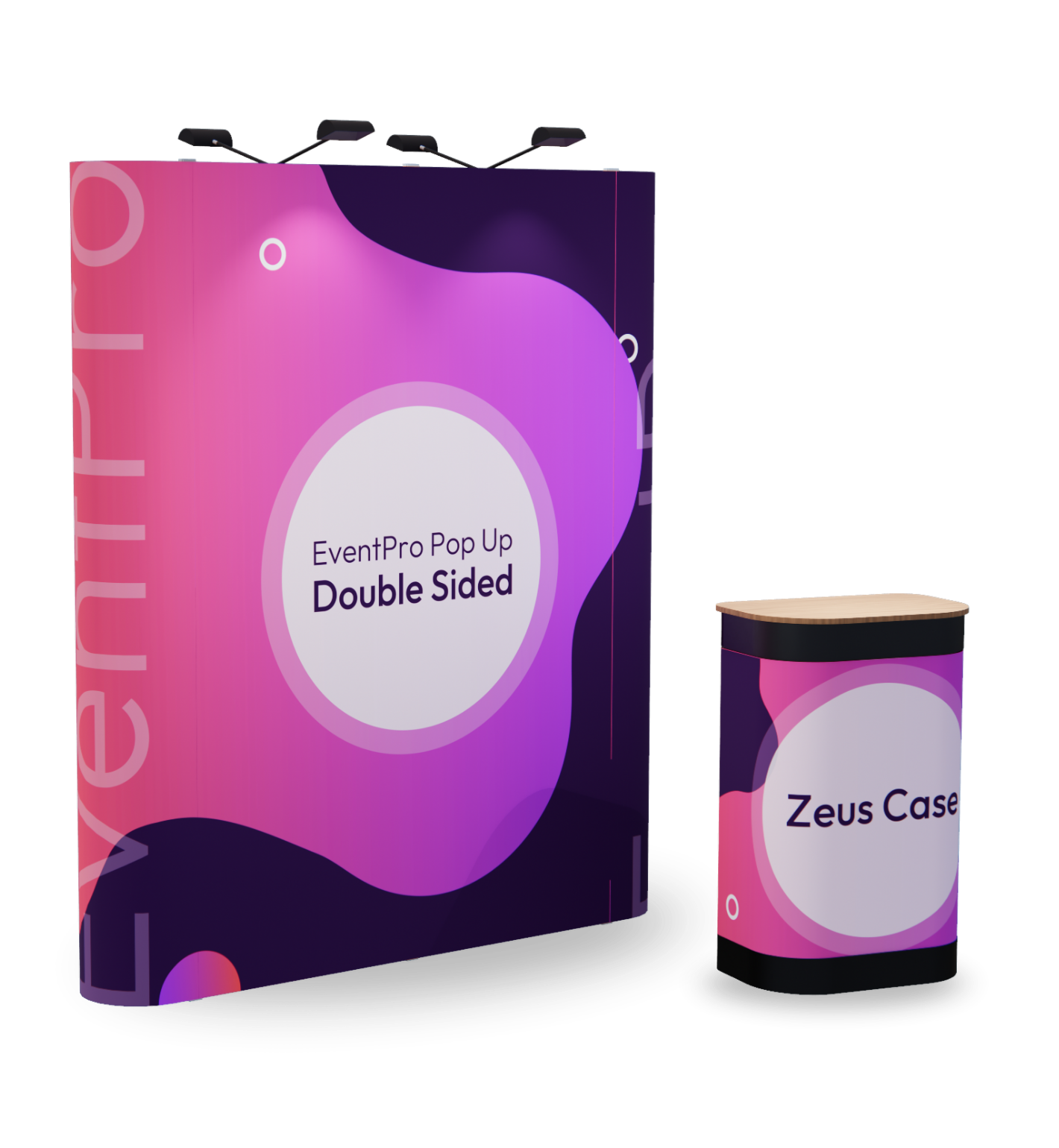 3x2 Straight Pop Up Display Stand | 3x2 Straight Double Sided Pop Up