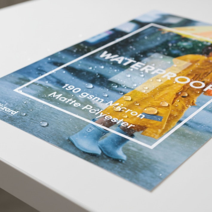 Waterproof Posters