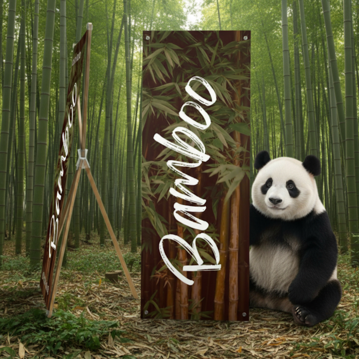 Bamboo Banner Panda
