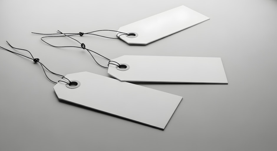 Blank White Tags with Strings