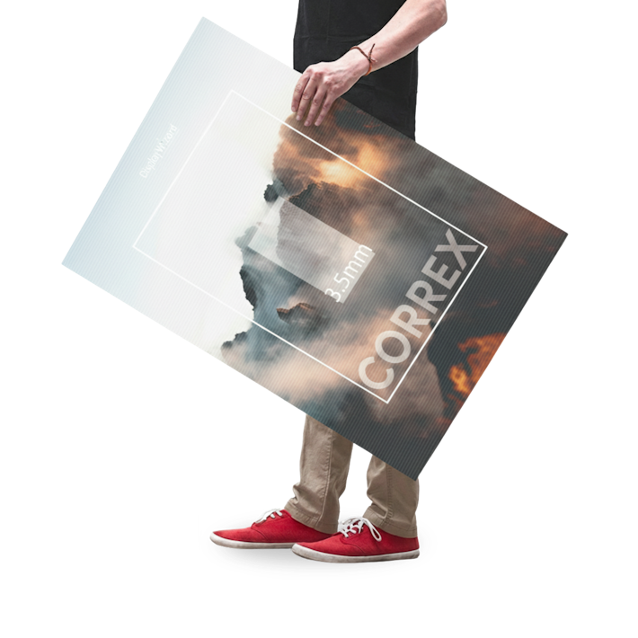 Correx Board Straight Cut