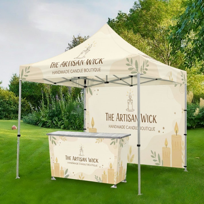 Outdoor Event Table with Gazebo