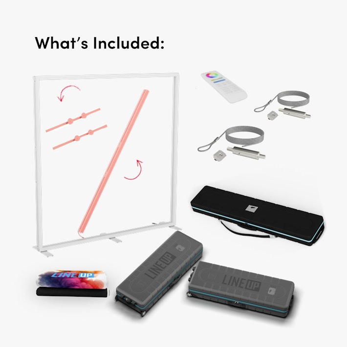 LINEUP Showroom Display Whats included