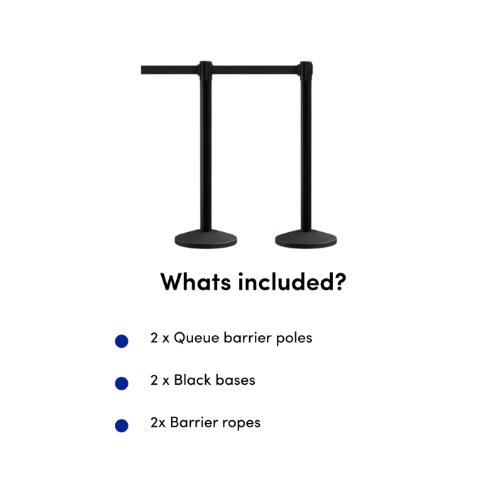 V-Retract 2 Queue Barrier Pair