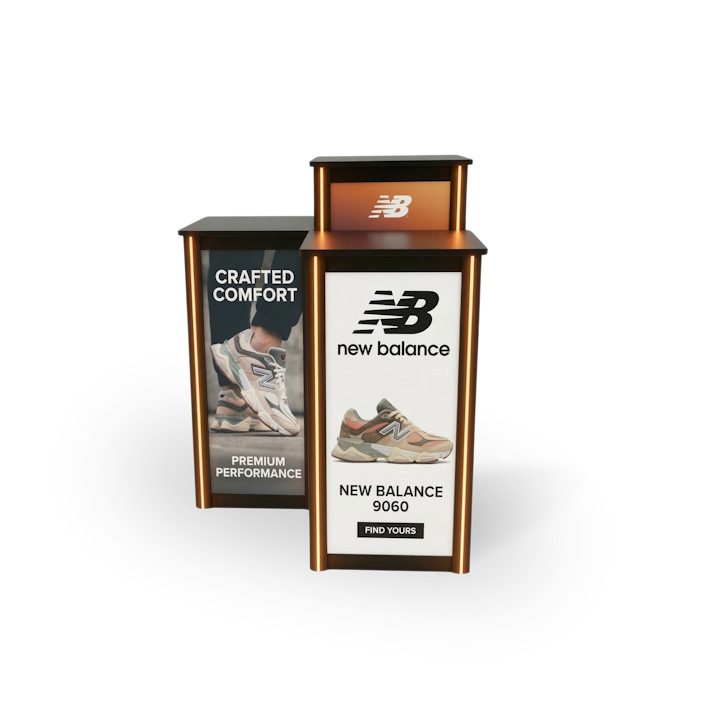 Corner Plinth DIsplay LED