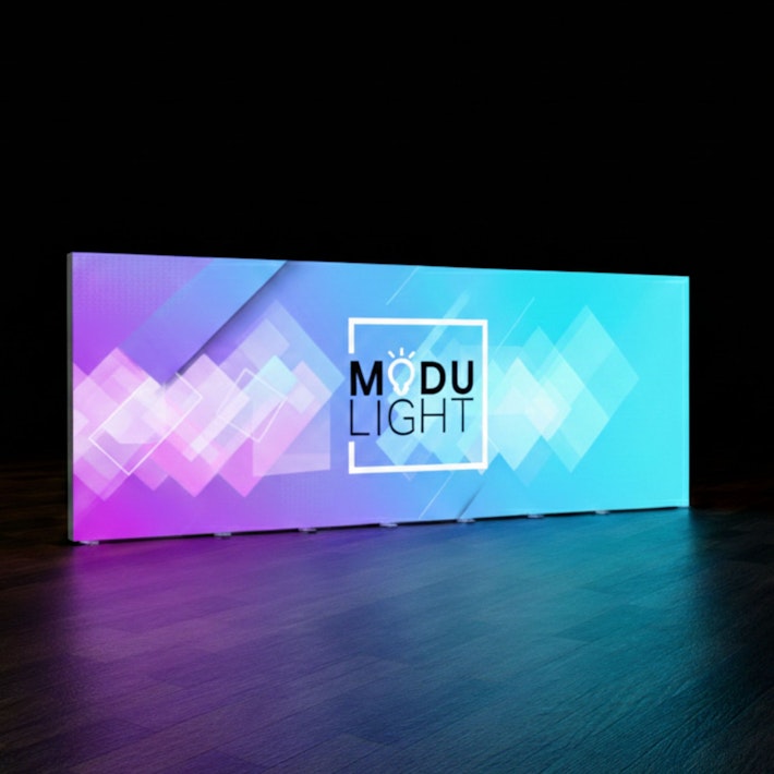 Modulight 10M wide Exhibition Light Box Dark