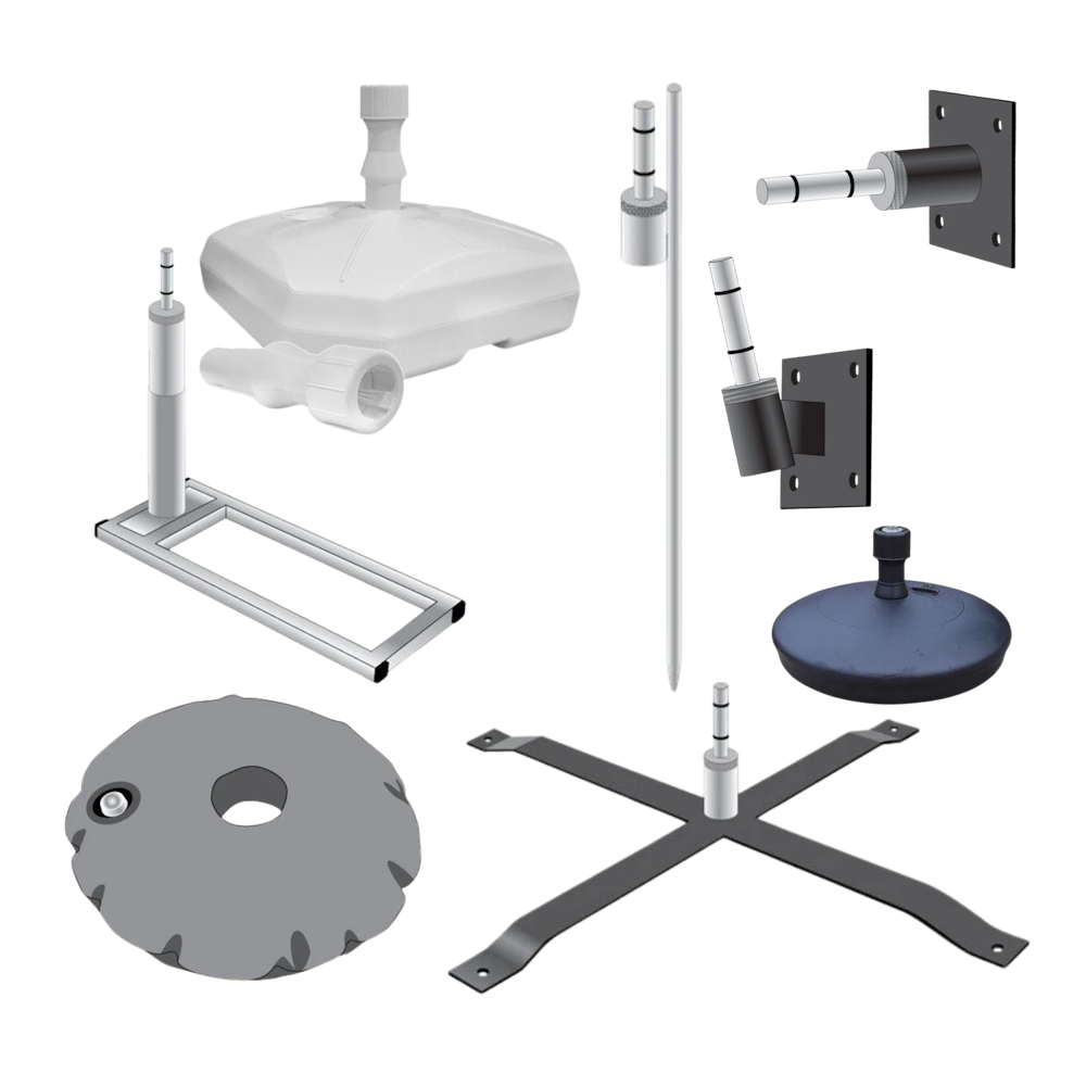 Flag Bases & Accessories for Promotional Flags | Display Wizard