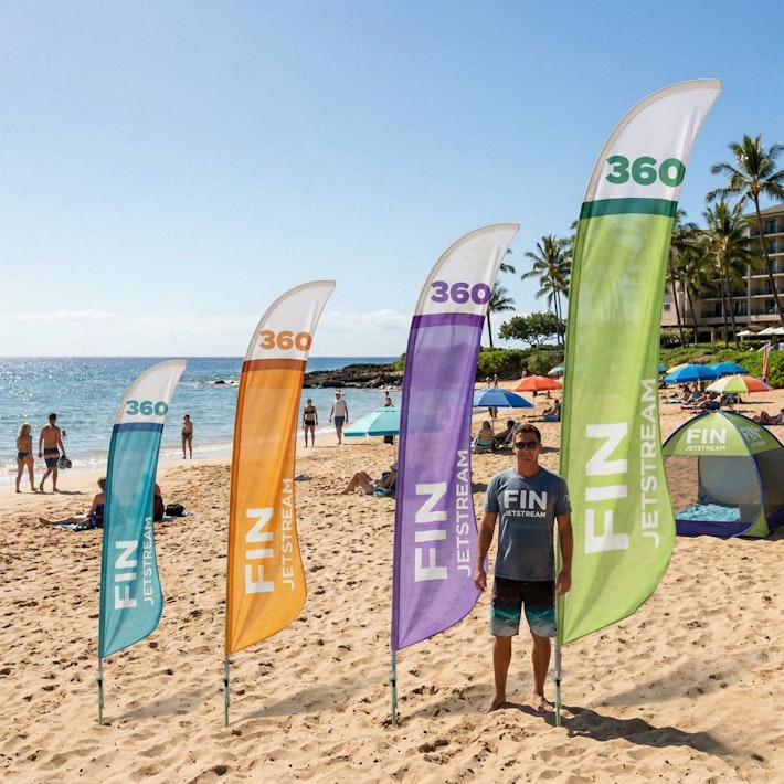 Jetstream 360 Fin Flags