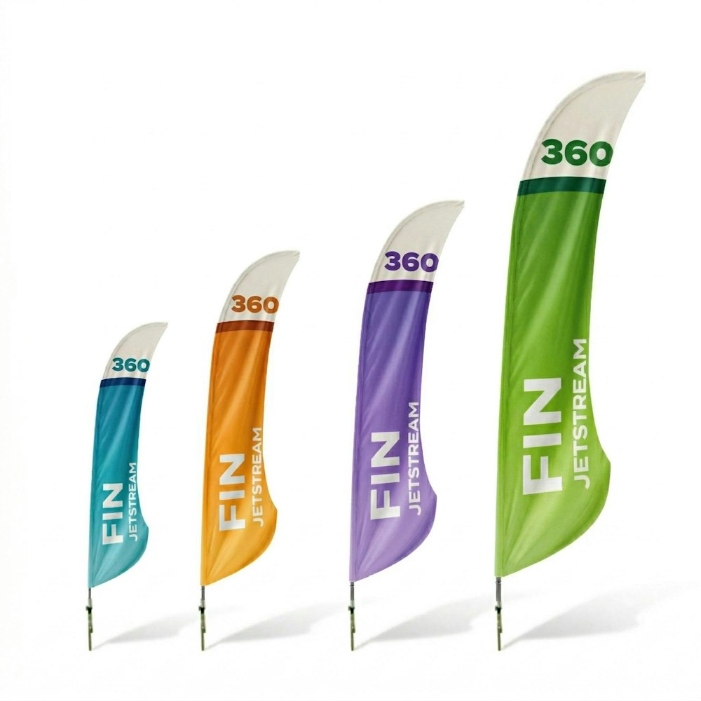 Fin Flags | Custom-Printed Fin Banners