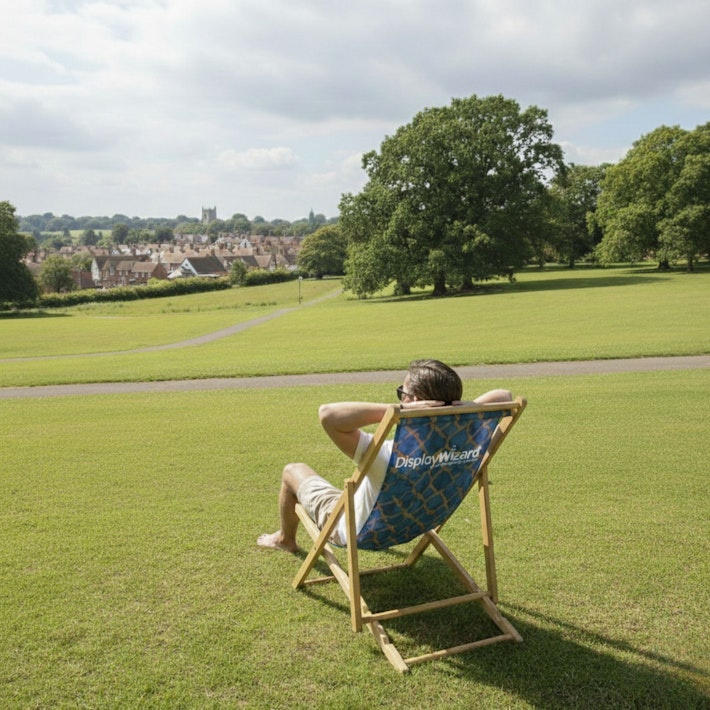 Custom Printed Deckchair Display Wizard