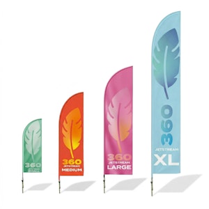 JetStream 360 Feather Flag Lineup