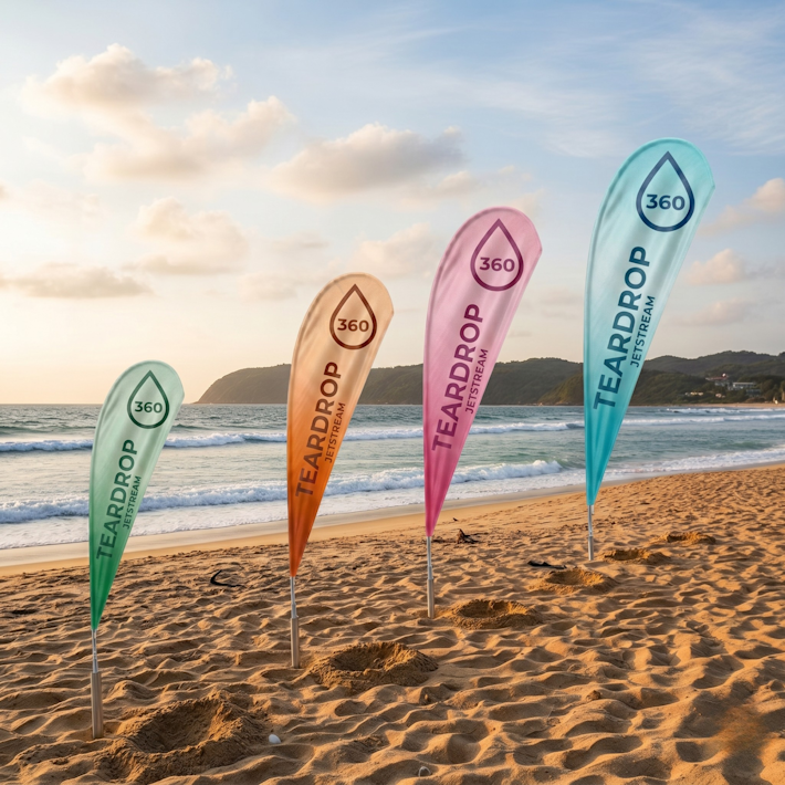 JetStream 360 Teardrop Flags
