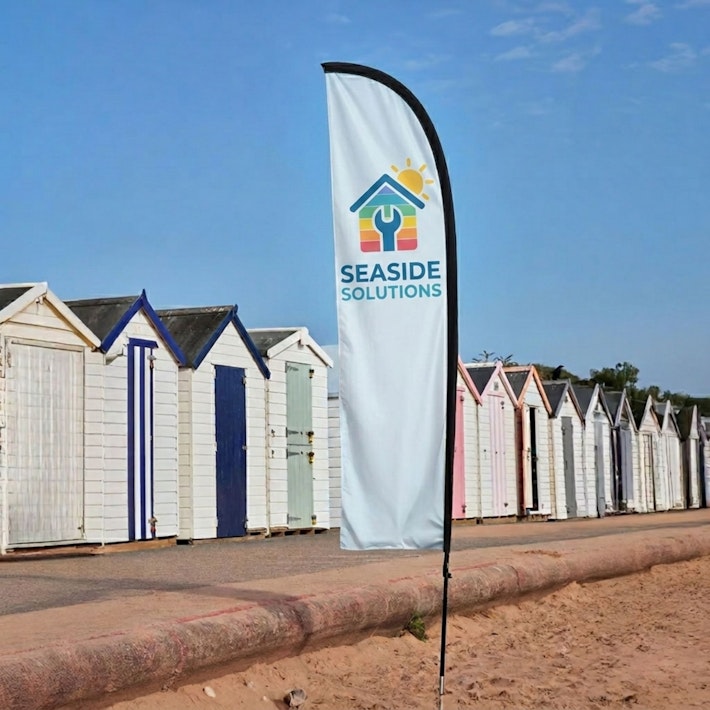 JetStream Promo Feather Flag Real