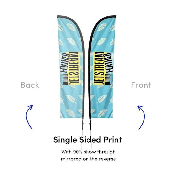 JetStream Promo Feather Flag - Print