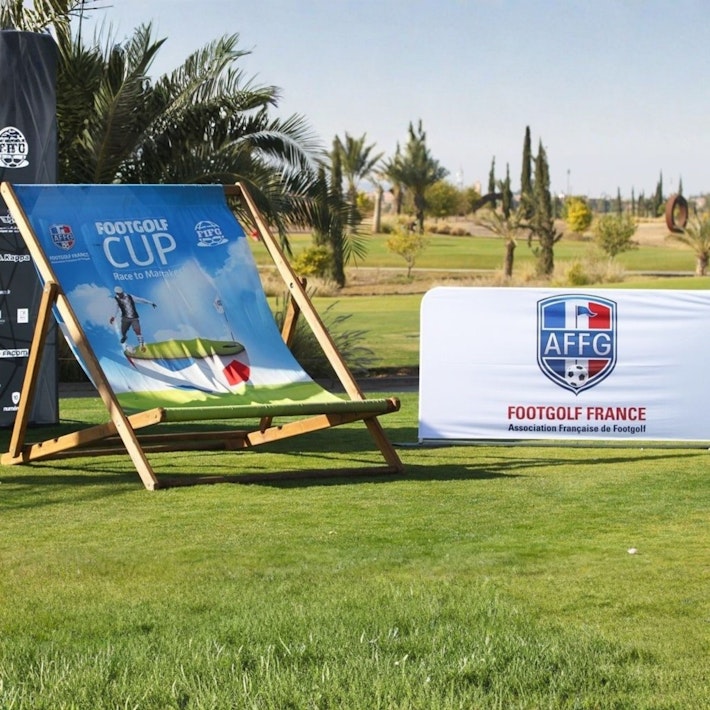 Custom Giant Printed Deckchair real