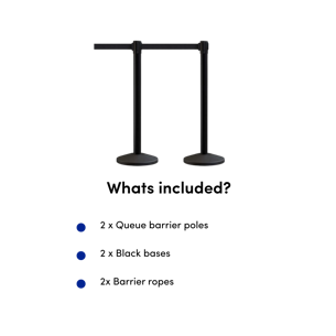 V-Retract 2 Queue Barrier Pair