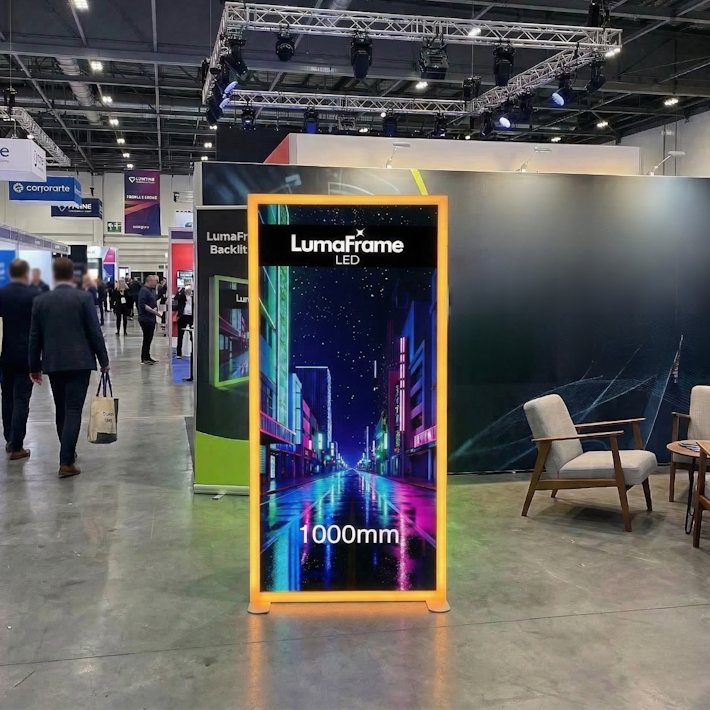 LumaFrame LED Stand Display
