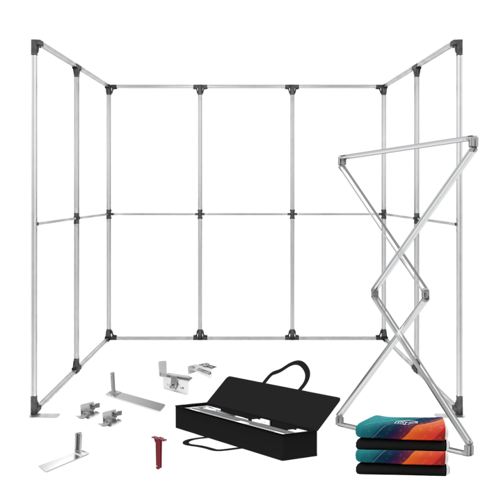 QwikFRAME - 3x2 U-Shape - Contents
