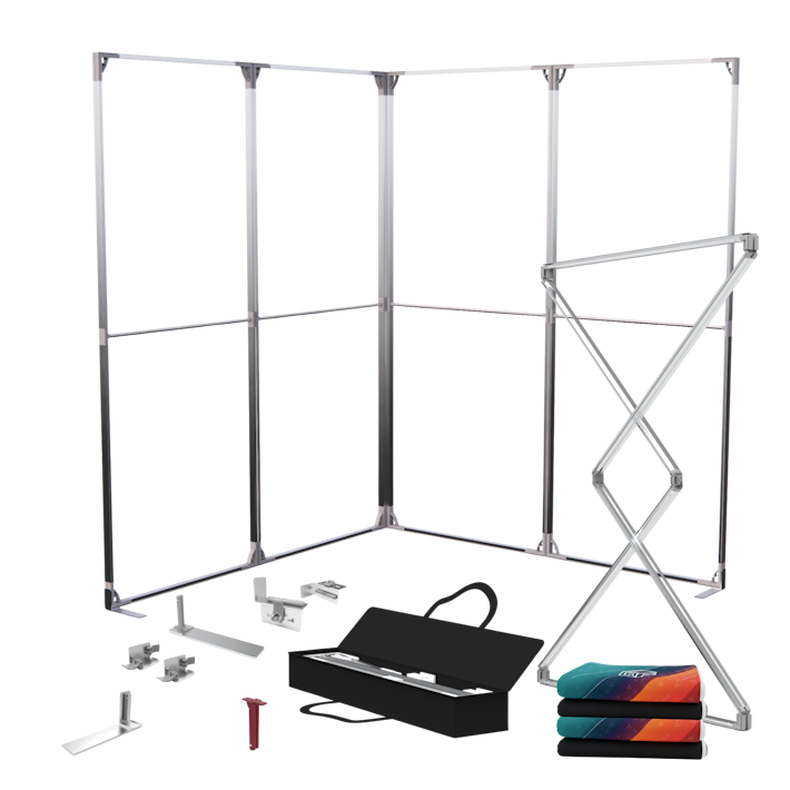 QwikFrame - 2x2 L Shape - Contents