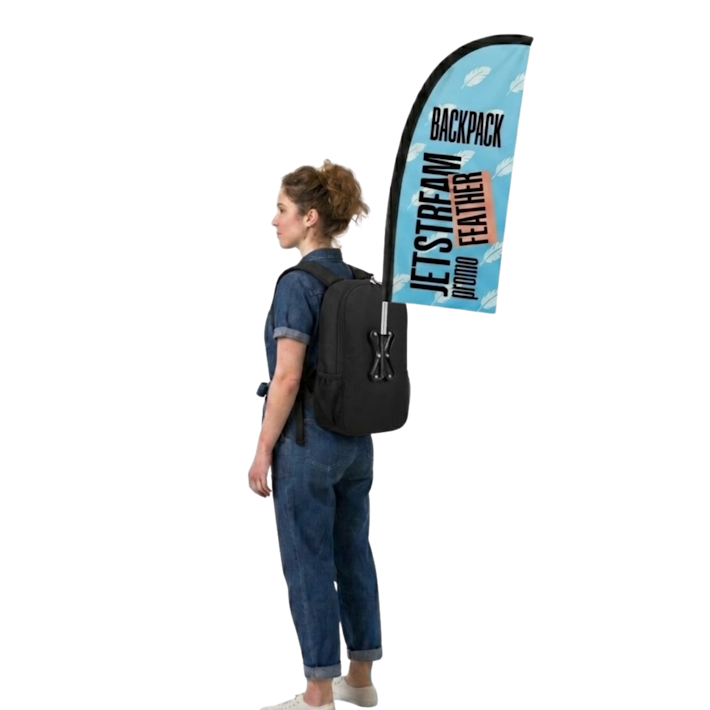 Backpack Flag - Feather